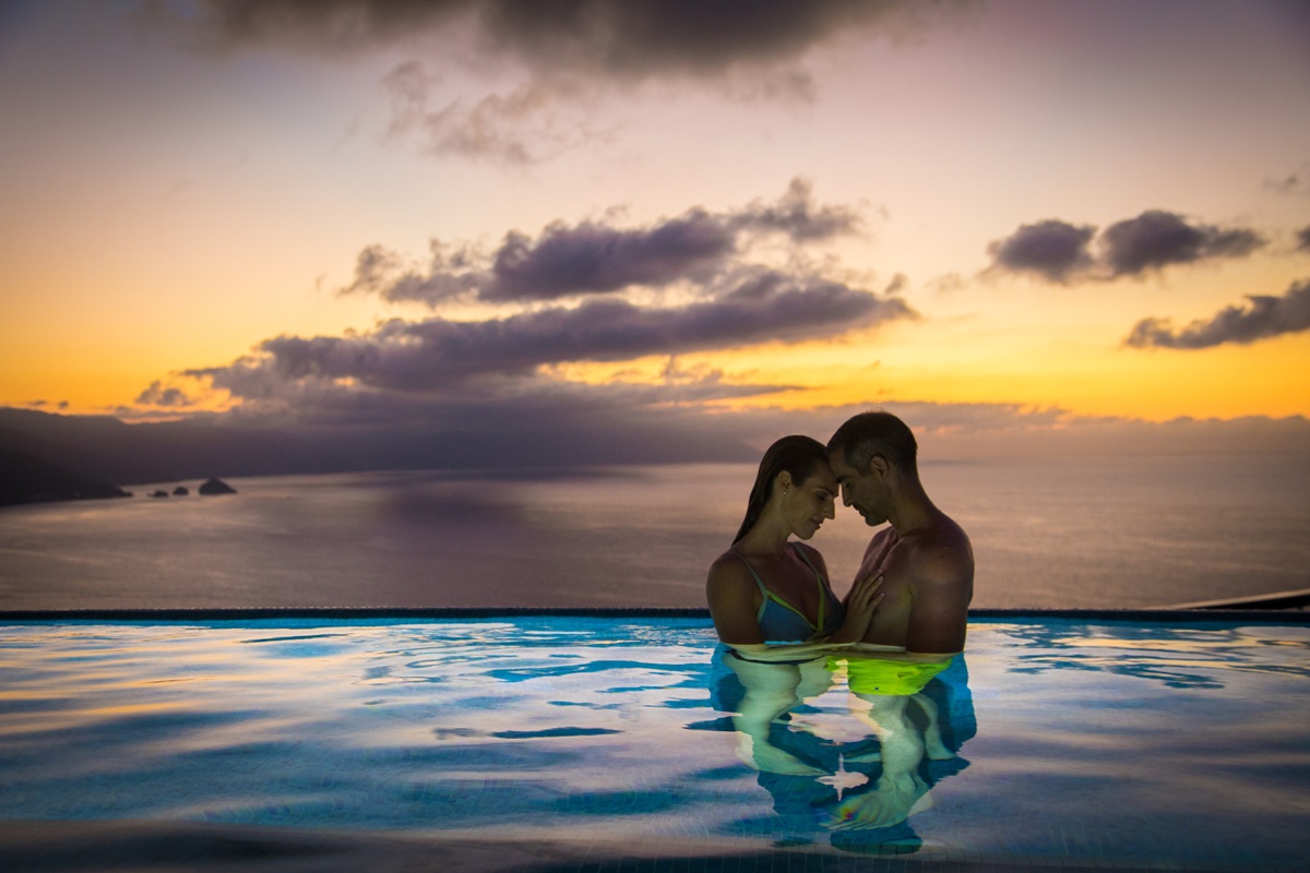 Rooftop Infinity Pool overlooking Banderas Bay at Grand Miramar